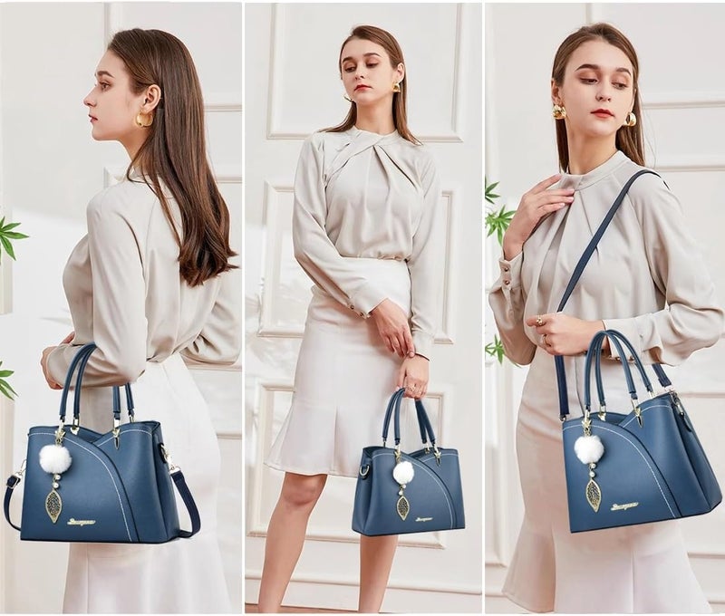 SiMYEER Purses and Handbags Top Handle Satchel Shoulder Bags Messenger Tote Bag for Ladies - Image 3